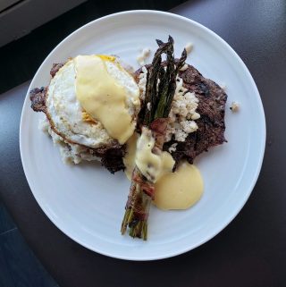 Steak and Egg Oscar