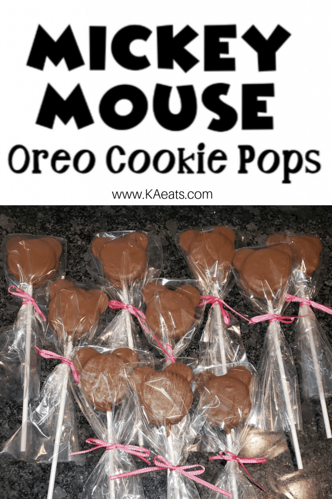 Mickey mouse oreo cookie pops 