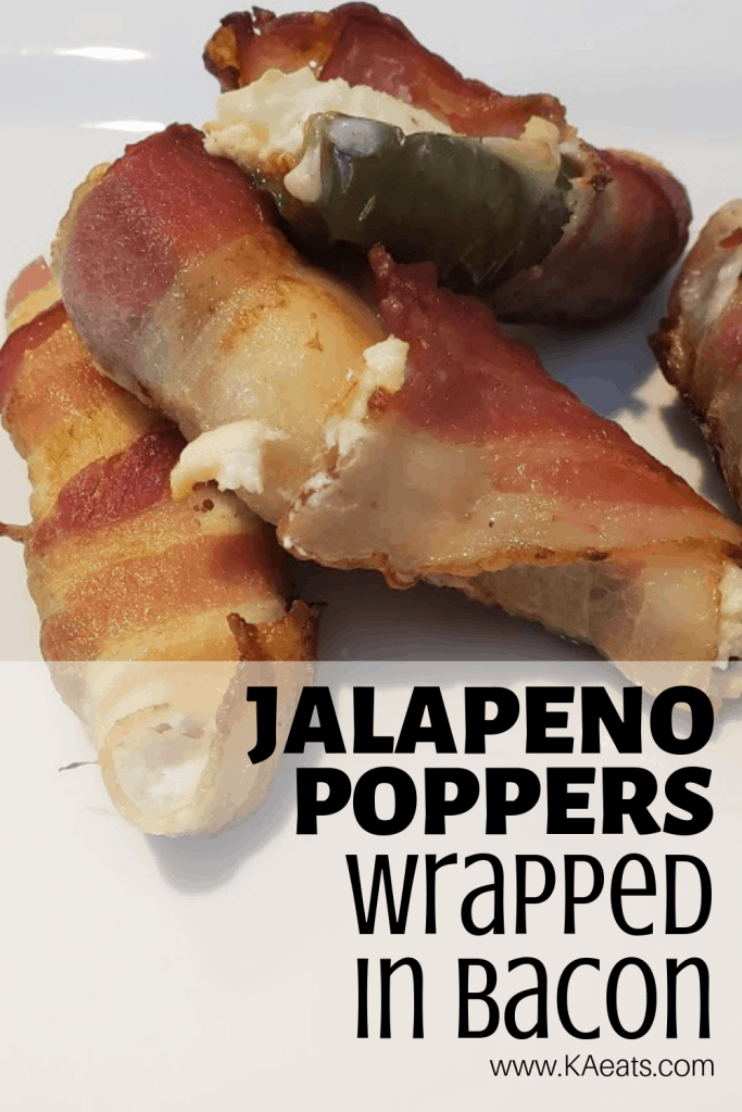 Jalapeno poppers wrapped in bacon 