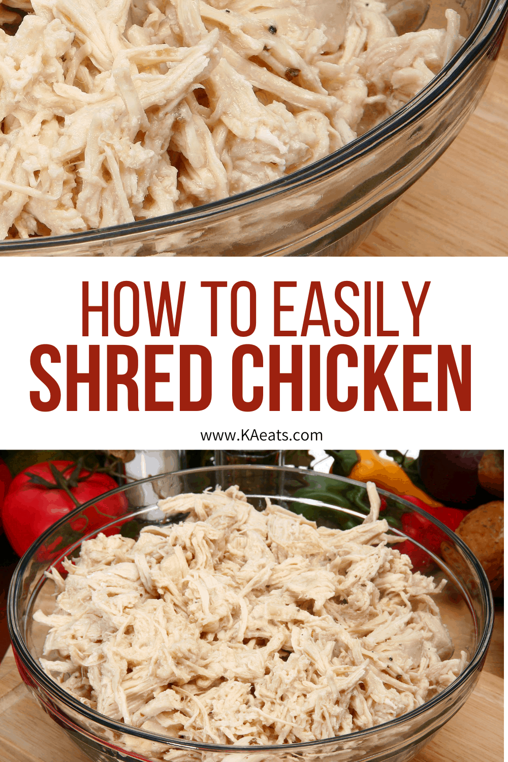 HOW TO EASILY SHRED CHICKEN KA eats