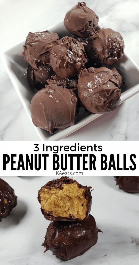 3 ingredients Peanut Butter Balls