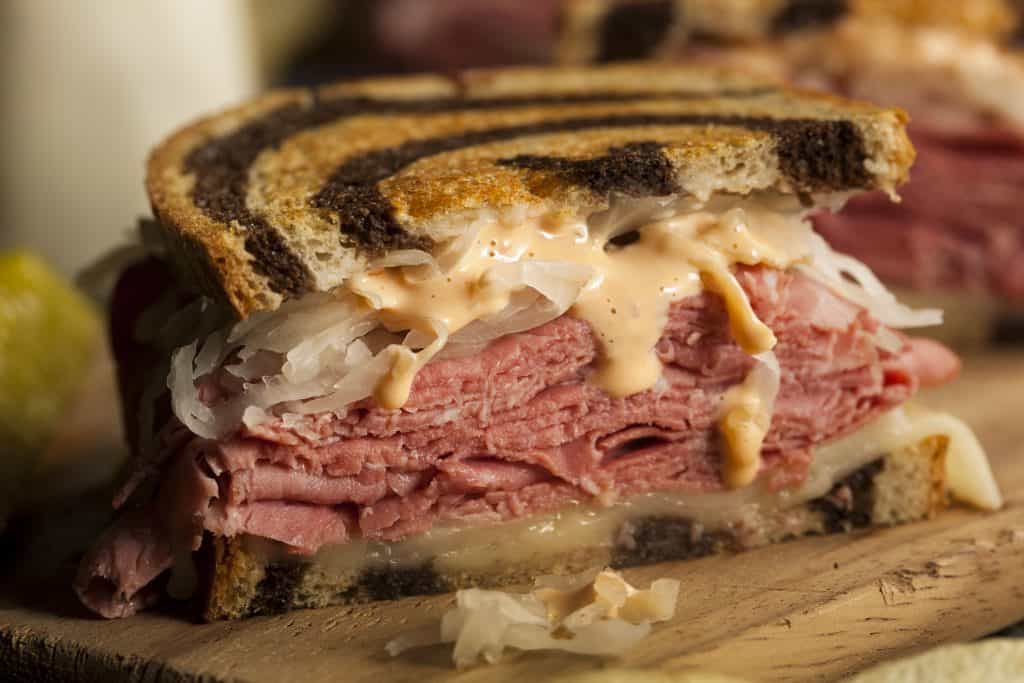 Homemade Gourmet Reuben Sandwich