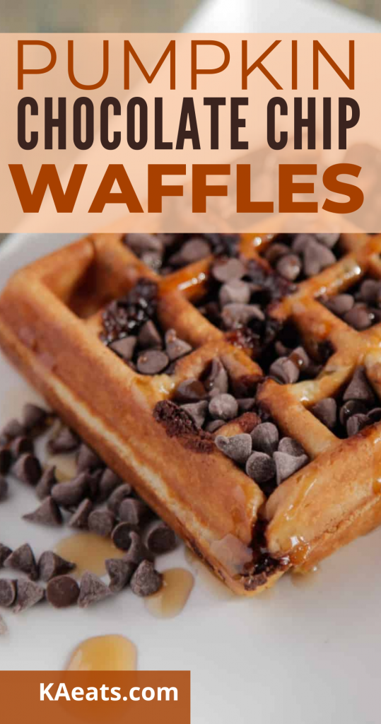 PUMPKIN CHOCOLATE CHIP WAFFLES